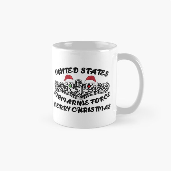 Item preview, United States Submarine Force Dolphins Merry Christmas BLK designed and sold by MadMando.