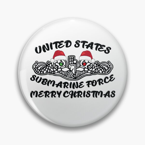 Item preview, United States Submarine Force Dolphins Merry Christmas BLK designed and sold by MadMando.
