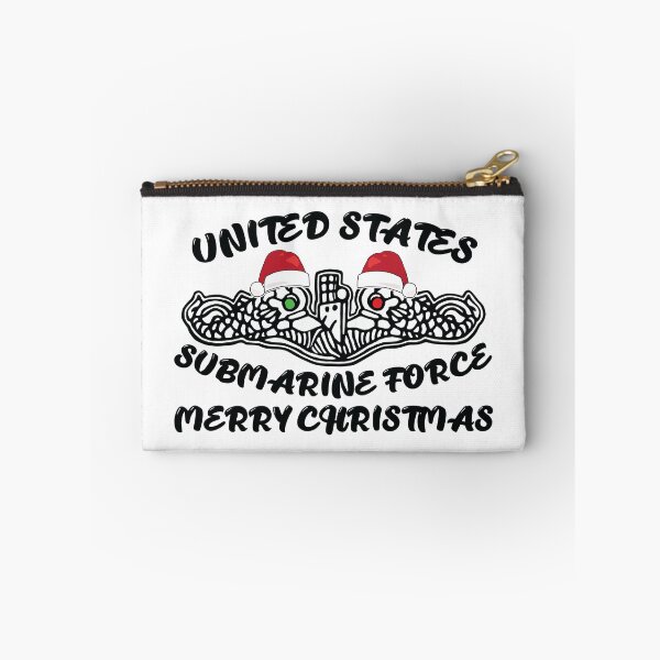 Item preview, United States Submarine Force Dolphins Merry Christmas BLK designed and sold by MadMando.