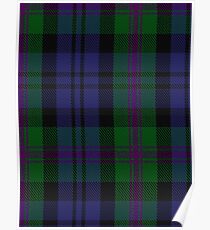 00382 Modern Baird Clan/Family Tartan Poster