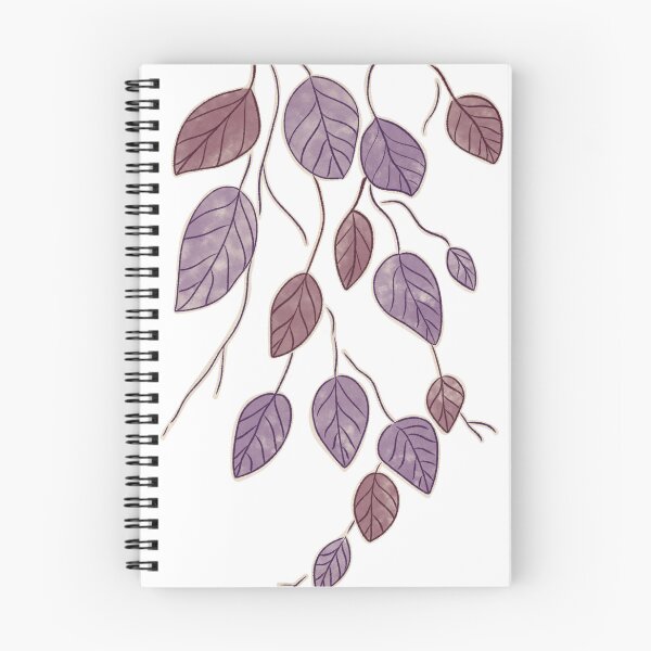 Item preview, Autumn Purple Vines Watercolor on Parchment Cut Out designed and sold by quirkycounselor.