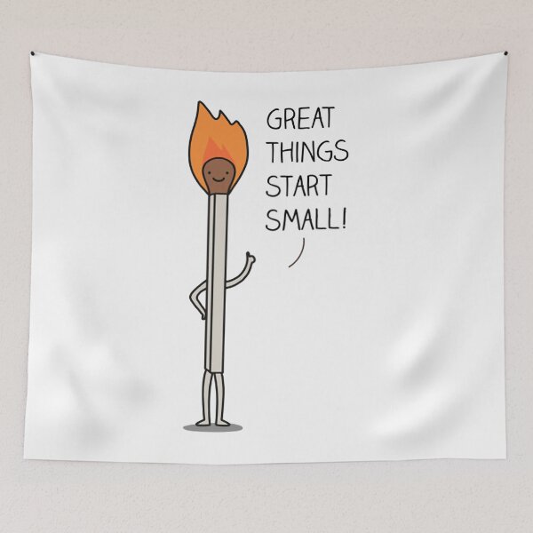 Item preview, Great things start small  designed and sold by Liselotteape.