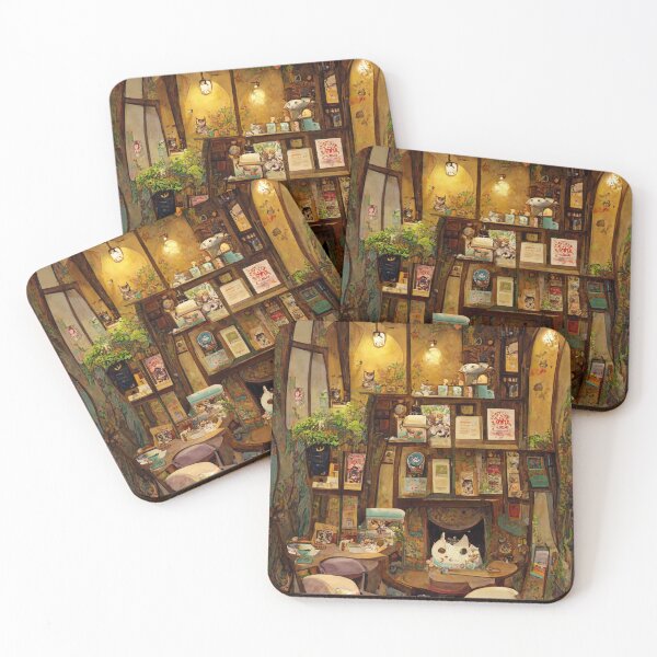 Item preview, Cozy Cat Cafe designed and sold by rudekitten.
