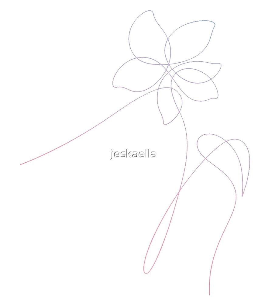 "BTS // Love Yourself: Her - E Flower" by jeskaella | Redbubble