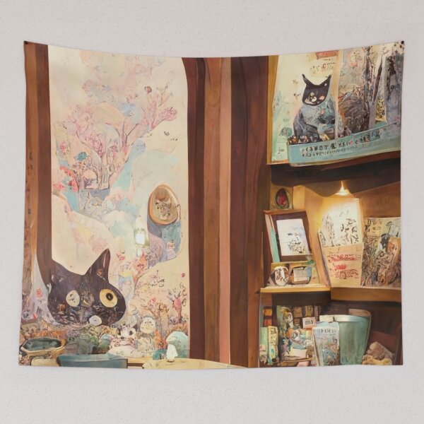 Item preview, Cozy Cat Cafe designed and sold by rudekitten.