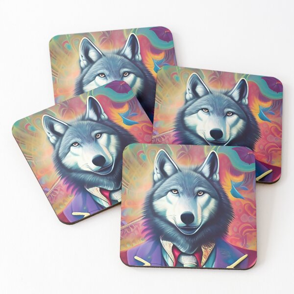Item preview, Cool Rock n Roll Wolf designed and sold by ZiolaRosa.