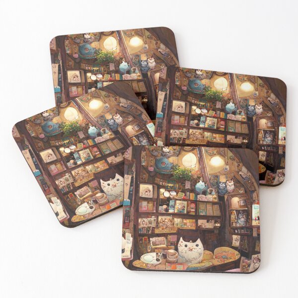 Item preview, Cozy Cat Cafe designed and sold by rudekitten.