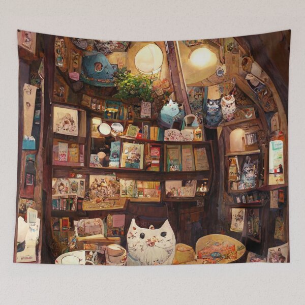 Item preview, Cozy Cat Cafe designed and sold by rudekitten.