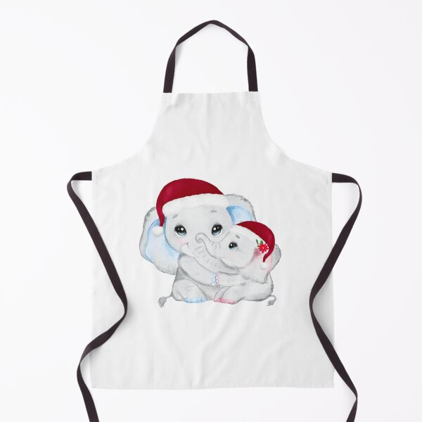 Item preview, Christmas Dad & Baby Elephant designed and sold by MonkeyBizness.