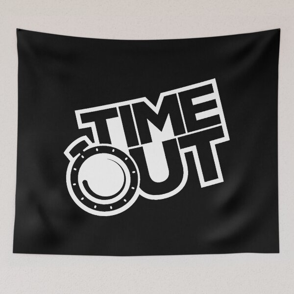 Item preview, White and Black TimeOut designed and sold by Summer-Winter.
