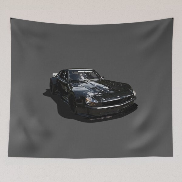 Item preview, FAIRLADY Z06 - THE V8 DATSUN - Black on Grey designed and sold by boltjesdesign.