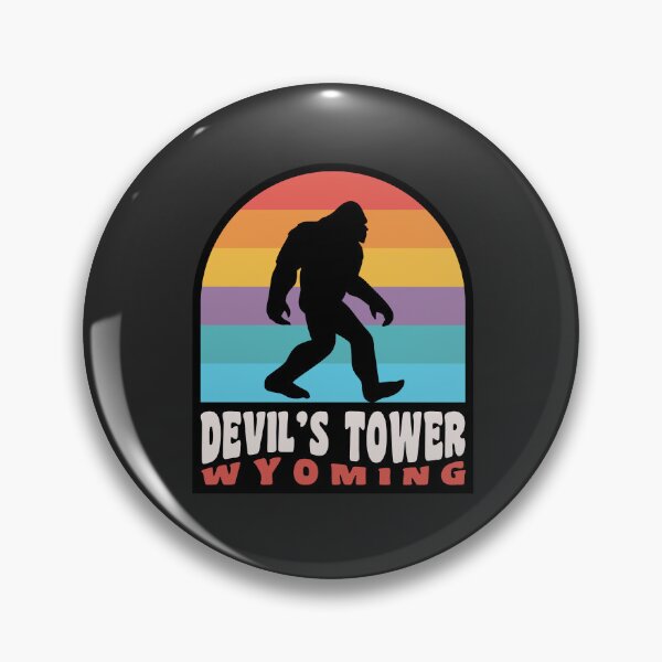 Item preview, Devil's Tower Bigfoot Sasquatch National Monument Wyoming designed and sold by yelly123.