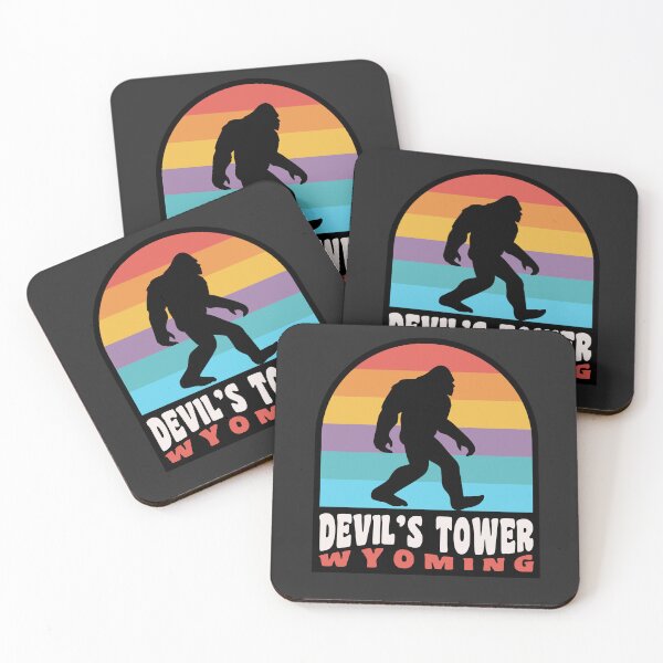 Item preview, Devil's Tower Bigfoot Sasquatch National Monument Wyoming designed and sold by yelly123.
