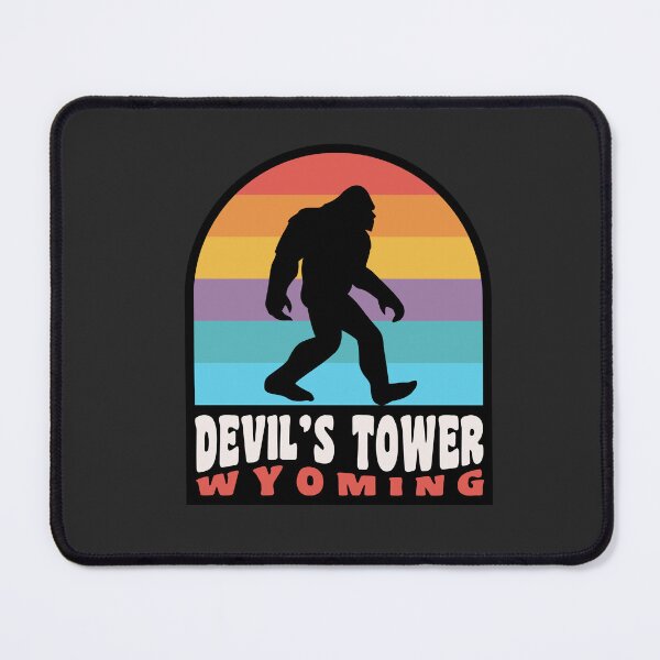 Item preview, Devil's Tower Bigfoot Sasquatch National Monument Wyoming designed and sold by yelly123.