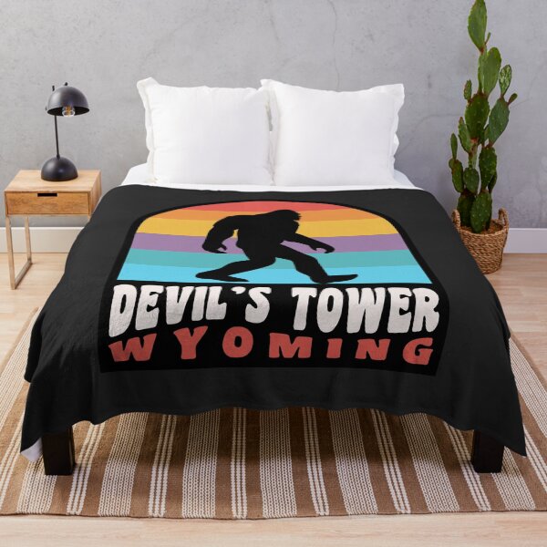 Item preview, Devil's Tower Bigfoot Sasquatch National Monument Wyoming designed and sold by yelly123.