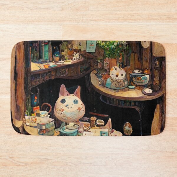Item preview, Cozy Cat Cafe designed and sold by rudekitten.