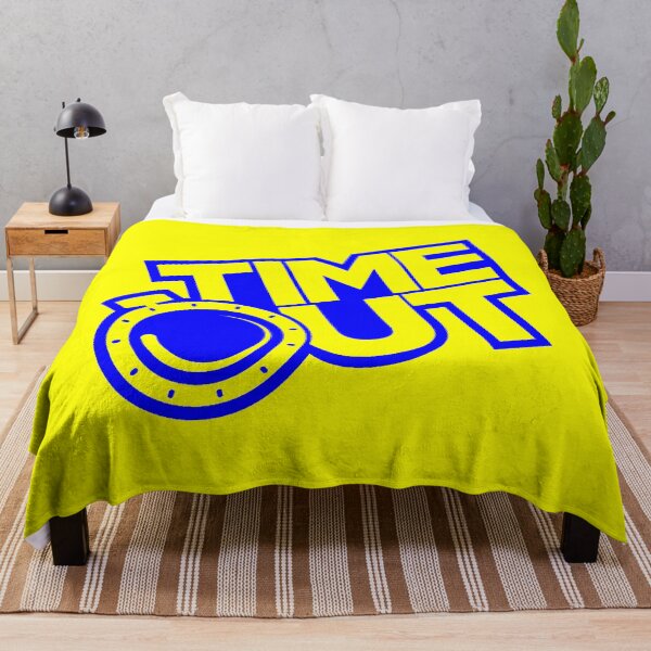 Item preview, Blue and Yellow TimeOut designed and sold by Summer-Winter.