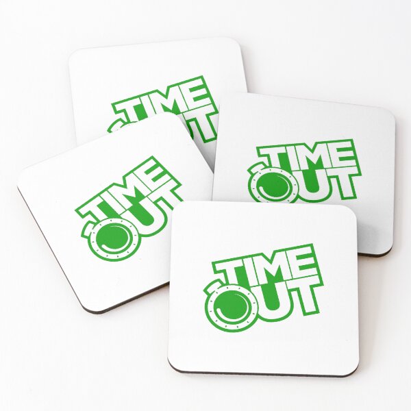 Item preview, Green and White TimeOut designed and sold by Summer-Winter.