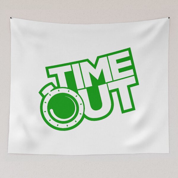 Item preview, Green and White TimeOut designed and sold by Summer-Winter.