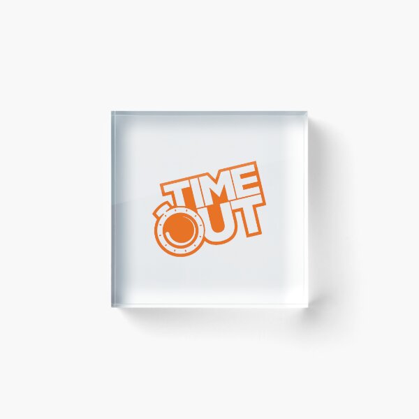 Item preview, Orange and White TimeOut designed and sold by Summer-Winter.