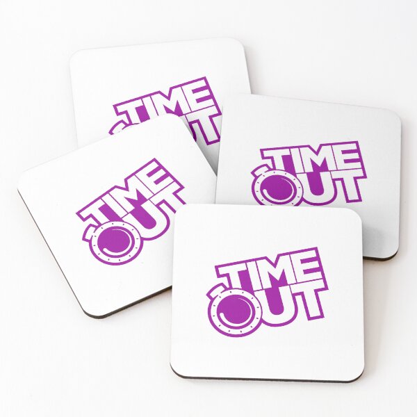 Item preview, Purple and White TimeOut designed and sold by Summer-Winter.