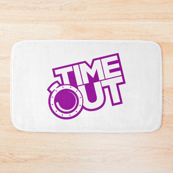 Item preview, Purple and White TimeOut designed and sold by Summer-Winter.