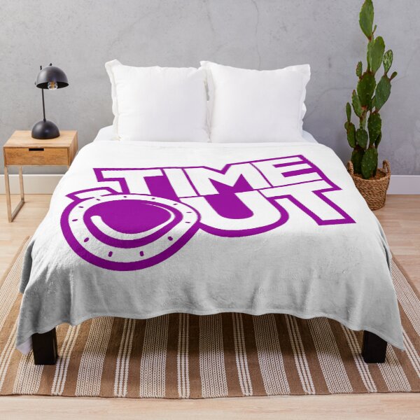 Item preview, Purple and White TimeOut designed and sold by Summer-Winter.