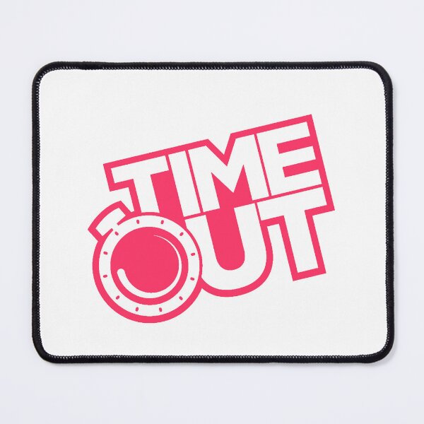 Item preview, Pink and White TimeOut designed and sold by Summer-Winter.