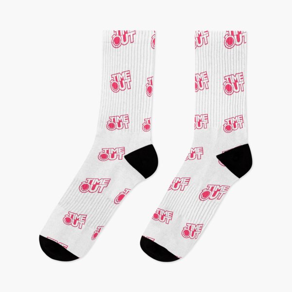 Item preview, Pink and White TimeOut designed and sold by Summer-Winter.