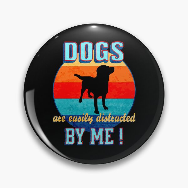 Item preview, Funny Dog Tee, Easily Distracted, Clever Humor designed and sold by artfulnotebook.