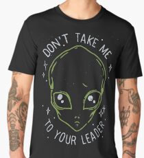 The Flash (Cisco's shirt) - Don't Take Me To Your Leader Men's Premium T-Shirt