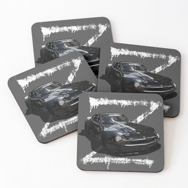 Item preview, FAIRLADY Z06 - THE V8 DATSUN - Black on Grey designed and sold by boltjesdesign.