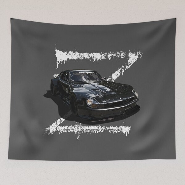 Item preview, FAIRLADY Z06 - THE V8 DATSUN - Black on Grey designed and sold by boltjesdesign.