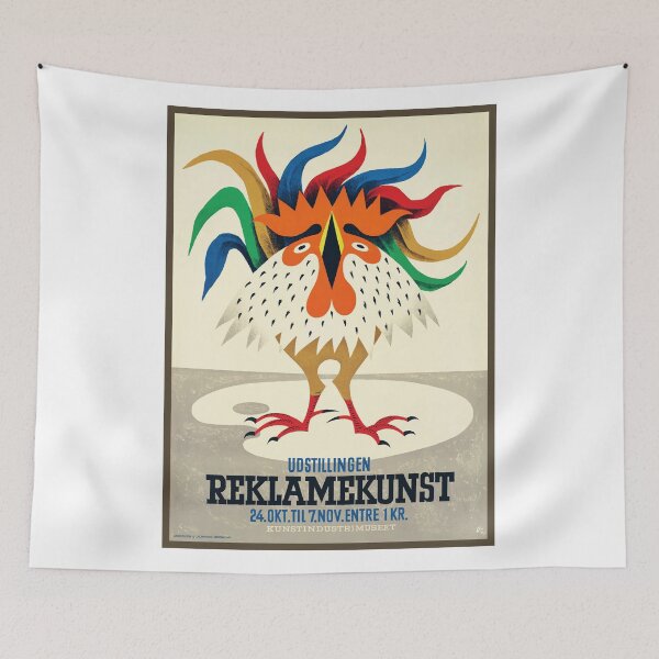 Item preview, 1945 Denmark Reklamekunst Advertising Poster designed and sold by retrographics.