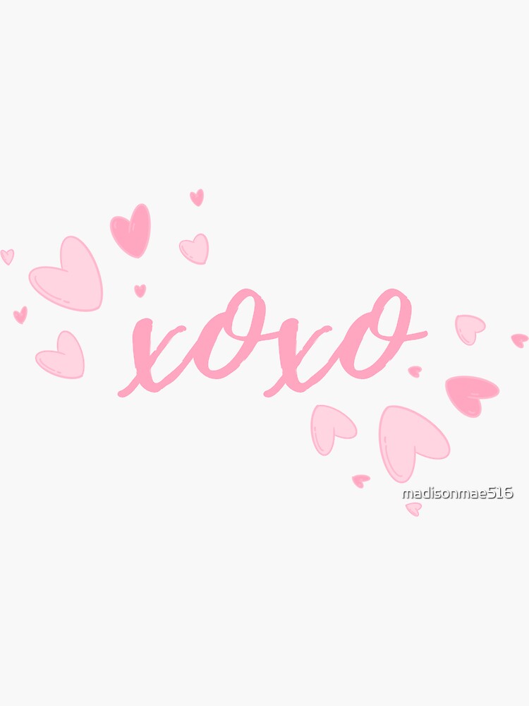 Pink Hearts XOXO Vinyl
