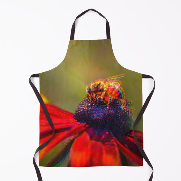 Item preview, Psychedelic Bumblebee On A Purple and Red Flower designed and sold by Stonio.