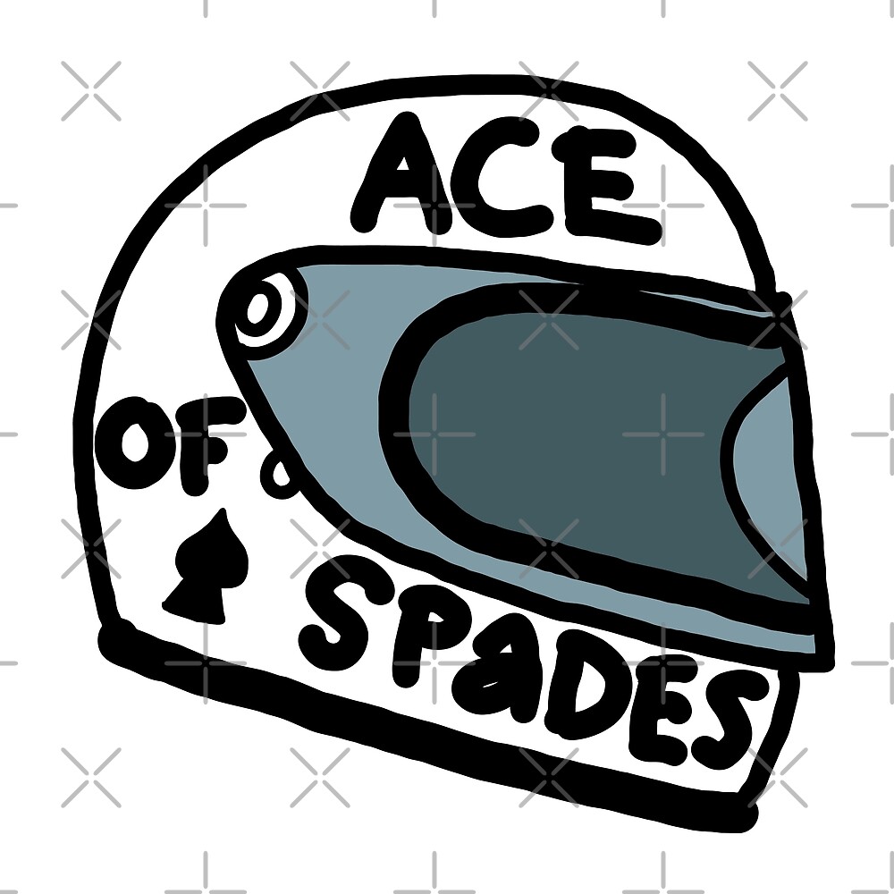 "Ace of Spades helmet" by Andre Gascoigne Redbubble