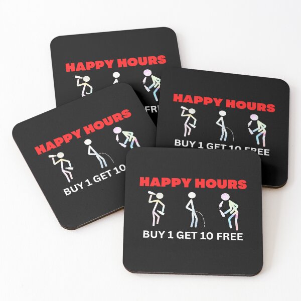 Item preview, Happy Hours Buy 1 Get 10 Free designed and sold by Desiznn.