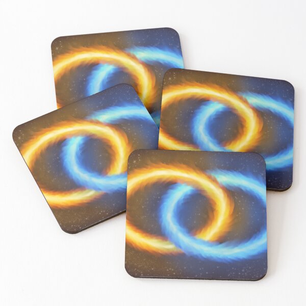 Item preview, A fire and water galaxy designed and sold by J-KAP.