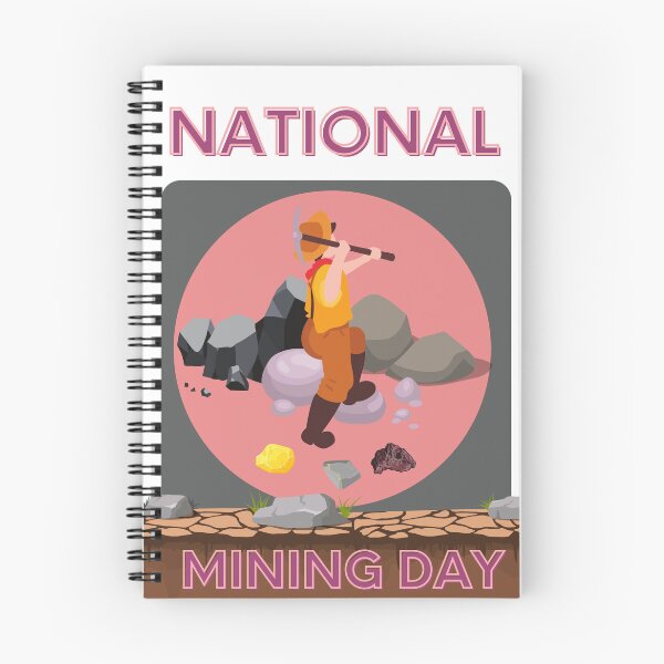 Item preview, National Mining Day Design designed and sold by ZiAttaArt.
