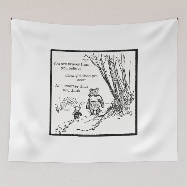 Item preview, Winnie-the-Pooh Quote designed and sold by PoeTatoes.