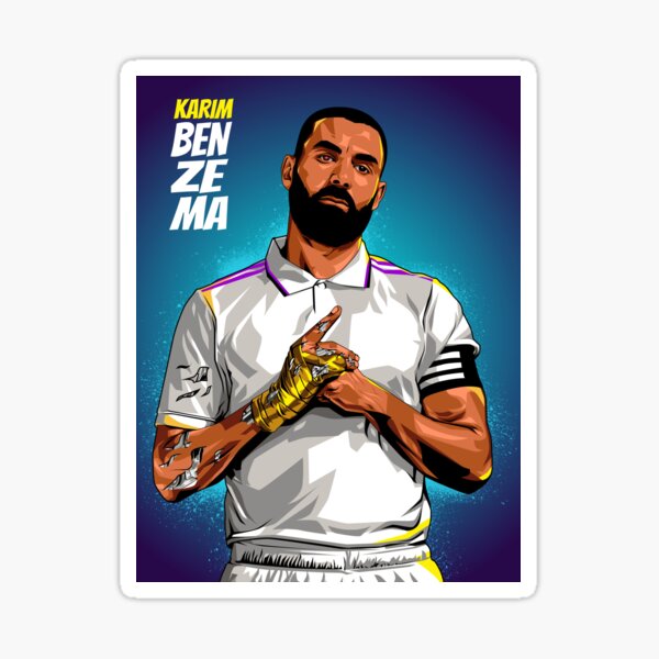 Benzema The Terminator Sticker
