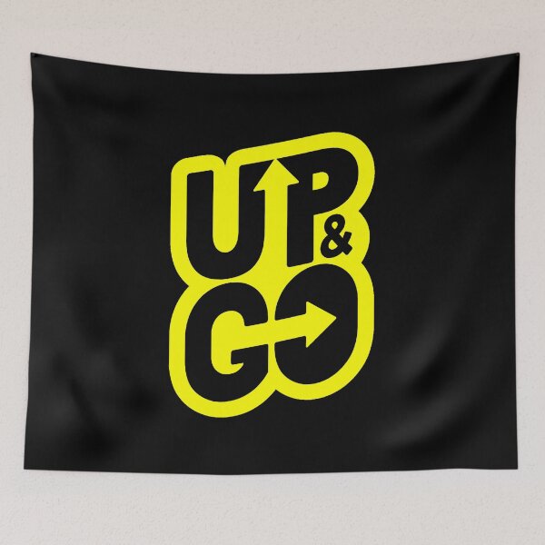 Item preview, Yellow and Black UP & GO designed and sold by Summer-Winter.