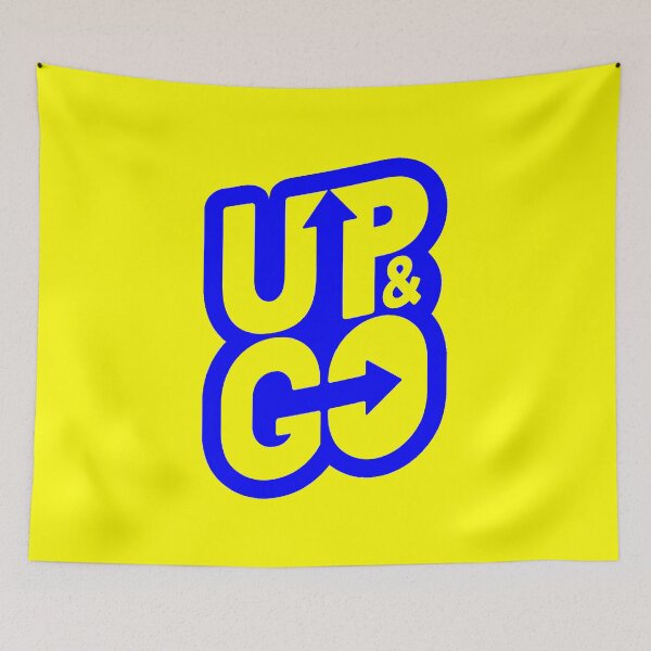 Item preview, Blue and Yellow UP & GO designed and sold by Summer-Winter.