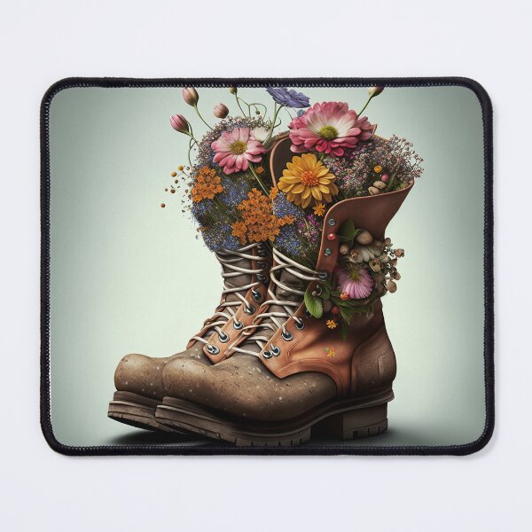 Item preview, Boots full of flowers designed and sold by MotivStyle.
