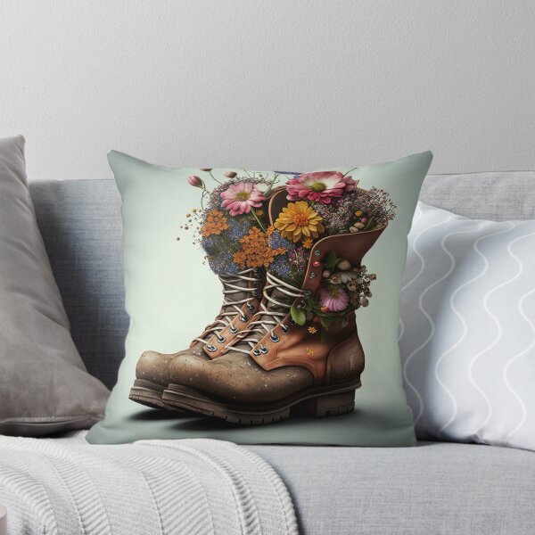 Item preview, Boots full of flowers designed and sold by MotivStyle.