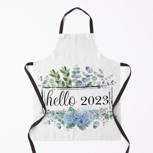 Item preview, Hello 2023 Welcome 2023 Happy New Year 2023 Watercolor Floral Leaf's Flowers designed and sold by HalloweenGift.