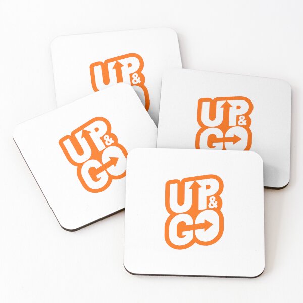 Item preview, Orange and White UP & GO designed and sold by Summer-Winter.