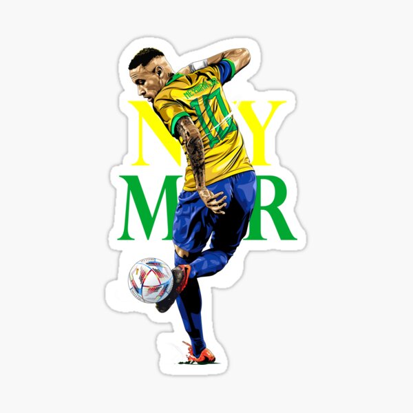 Neymar JR Brazil Sticker