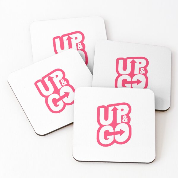 Item preview, Pink and White UP & GO designed and sold by Summer-Winter.